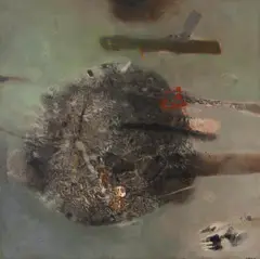 Abstrato by Danilo Di Prete, 1962, óleo sobre tela, offered Sep 2016