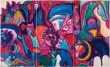 Sem Título (Tríptico) by Maciej Babiński, acrílica sobre tela, offered Sep 2016