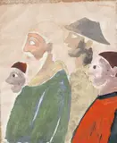 Figuras by Fulvio Pennacchi, 1979, guache sobre papel, offered Sep 2016