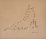 Figura de Nu Feminino by Anita Malfatti, nanquim sobre papel, offered Sep 2016