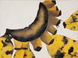 Antonio Henrique Amaral, Bananas, 1972, acrilico sobre tela