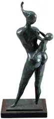 Mãe Baiana by Carybé, 1984, esultura em bronze, offered Sep 2016