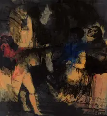 Sem Título by Luis Luna Matiz, acrilica sobre vidro, offered Sep 2016