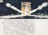 Christo, Sem Título, gravura em metal sobre papel