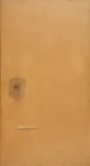 Luiz Carlos Carvalhosa, Sem Título, 1993, parafina, argila e resina sobre tela sobre madeira
