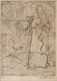 Candido Portinari, Nossa Senhora com Menino Jesus, 1946, água-forte sobre papel