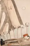 Cícero Dias, Arcos da Lapa, 1930, aquarela sobre papel