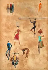 Sem Título by Carybé, 1979, vinil, offered Jun 2016