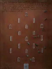La Bíblia Ilustrada by León Ferrari, 1984, instalação sobre placa de metal, offered Jun 2016