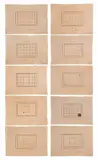 Antonio Dias, Trama, 1977, xilogravura sobre papel artesanal