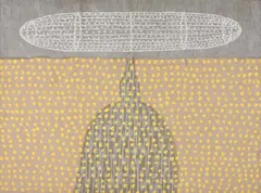 Sem Título by Marcos Coelho Benjamim, 1991, acrilico sobre tela colado em placa, offered Jun 2016