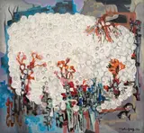 John Graz, Composição, 1960, óleo sobre tela