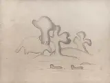 Tarsila do Amaral, Paisagem Antropofácica, gravura em metal sobre papel