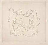Tarsila do Amaral, Figura Antropofágica, 1964, gravura em metal sobre papel