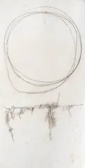 Sem Título by Mira Schendel, 1981, têmpera sobre tela, offered Mar 2016