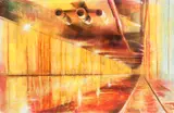 Gregório Gruber, Túnel do Anhangabaú, 1989, pastel sobre papel