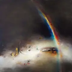 Arco-íris by Danilo Di Prete, óleo sobre tela, offered Mar 2016