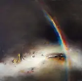 Danilo Di Prete, Arco-íris, óleo sobre tela