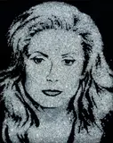 Vik Muniz, Catherine Deneuve (Diamond Divas), 2004, impressão a cores em papel brilhante