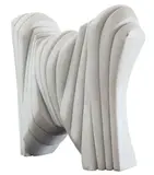 Jesper Neergaard, Arcanjo, 1991, escultura de marmore branco de naxos