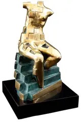 Mulher Escada by Diego Ortega, 1983, escultura em bronze, offered Mar 2016