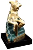 Diego Ortega, Mulher Escada, 1983, escultura em bronze