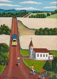 Fazenda by Agostinho Batista de Freitas, 1992, óleo sobre tela, offered Mar 2016