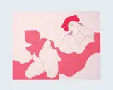 Vênus com Pássaro by Milton Dacosta, serigrafia sobre papel, offered Dec 2015