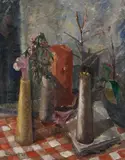 Alfredo Rizzotti, Vasos, 1944, óleo sobre tela