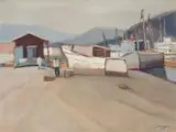 Arcangelo Ianelli, Praia com Barcos