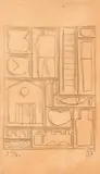 Constructivo con Corazón by Joaquín Torres-García, 1937, desenho a grafite sobre papel, offered Dec 2015