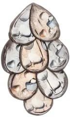 8 Gotas by Leda Catunda, 2001, acrílico sobre veludo, offered Dec 2015