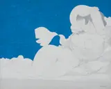 Vênus e Pássaro by Milton Dacosta, 1973, óleo sobre tela, offered Dec 2015