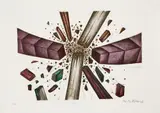 Antonio Henrique Amaral, CRAC!, 1977, litogravura sobre papel
