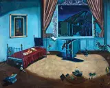 Walderedo De Oliveira, Sonho de Menino, 1986, óleo sobre tela