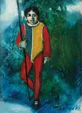 Angel Cestac, Figura Masculina, 1988, óleo sobre tela