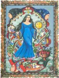 Geraldo De Andrade, Iemanjá, óleo sobre tela e madeira