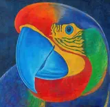 Papagália by Claudio Tozzi, 1984, acrílico sobre tela, offered Dec 2015
