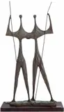 Dois Guerreiros by Bruno Giorgi, escultura em bronze, offered Dec 2015