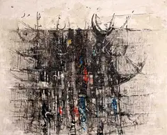 Gregorio Lazzarini, Sem Título, 1960, óleo sobre tela