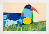 Pavão by Aldemir Martins, 1995, serigrafia sobre papel, offered Dec 2015