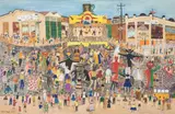 Rosina Becker do Valle, Foliões, 1956, óleo sobre tela