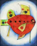 Peixe by Aldemir Martins, 1968, acrílico sobre tela, offered Dec 2015