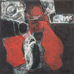 Sem Título by Valadares, 1993, óleo sobre tela, offered Dec 2015