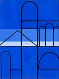 Mário Silésio, Casa, 1975, guache sobre papel