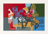 Roberto Burle Marx, Noite Indormida I, 1993, serigrafia sobre papel