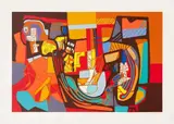 Roberto Burle Marx, Lundei, 1993, serigrafia sobre papel