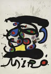 Sem Título by Joan Miró, litogravura sobre papel, offered Oct 2015
