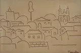 Urbana by Tarsila do Amaral, nanquim sobre papel, offered Oct 2015