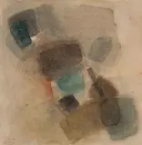 Samson Flexor, Sem Título, 1964, aquarela sobre papel